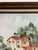 Vintage Mediterranean Hillside Landscape – Unattributed Oil Painting, Framed For Sale - Image 4 of 15