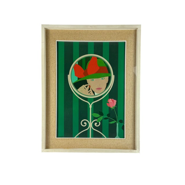 Pop Art Amleto Dalla Costa, Original Serigraph Framed, Milan Italy 1980s For Sale - Image 3 of 10