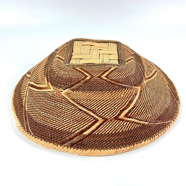African Early 20th Century Rare Tonga Binga Basket Bowl 15inch MATTER COLLECTION For Sale - Image 3 of 6