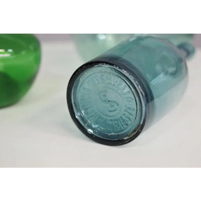 Damigiane Colored Wine Glass, 1940, Set of 4 For Sale - Image 10 of 11