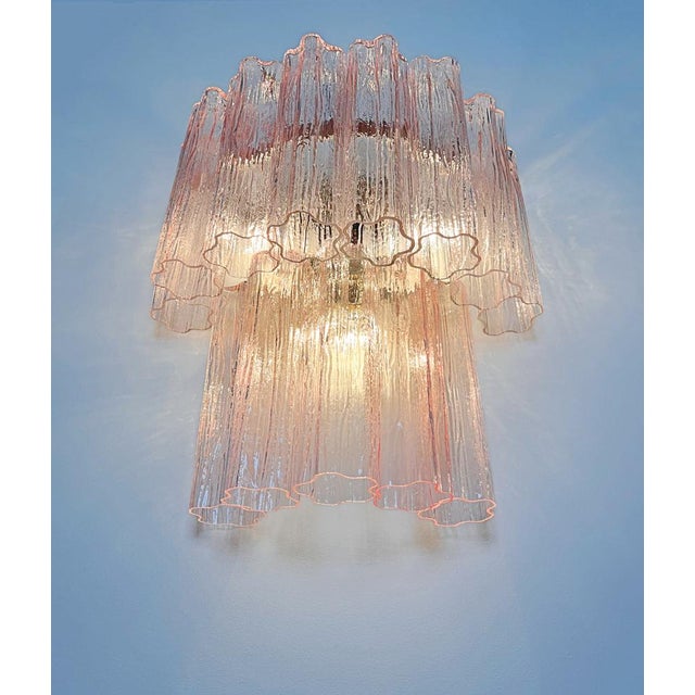 Vintage Murano Glass Tube Wall Sconces, 1990s, Set of 2 For Sale - Image 10 of 13