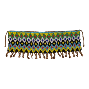 Ceremonial Skirt Kirdi Beaded Cache Sex Pikuran Cameroon 19.5" W by 8"h