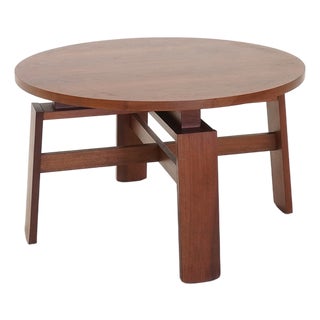 Vintage Italian Round Dining Table by Silvio Coppola for Bernini, 1970s For Sale