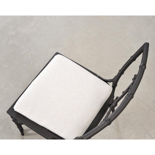 Set of Six Michael Taylor Bronzed Bamboo Garden Dining Chairs For Sale - Image 14 of 18