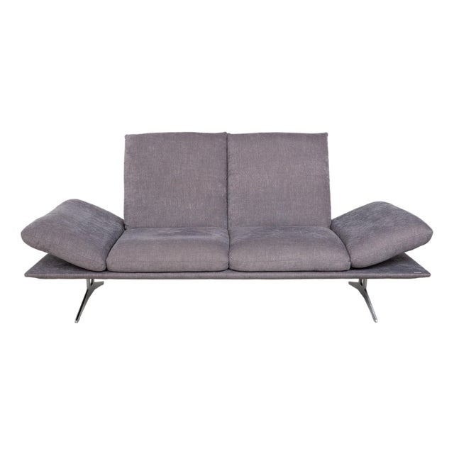 Francis Fabric 2-Seater Sofa in Grey Fabric from Koinor For Sale