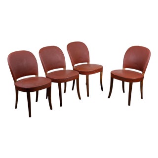 Café Chairs attributed to Otto Schultz for AB Boet, 1930s, Set of 4 For Sale