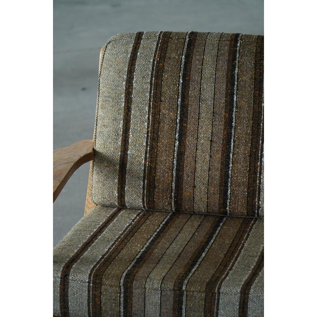 Mid-Century Modern Danish Oak Lounge Chairs by Henning Kjærnulf, 1950s, Set of 2 For Sale - Image 10 of 18