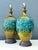 Vintage MCM Glazed Ceramic Lamps - A Pair For Sale - Image 4 of 9