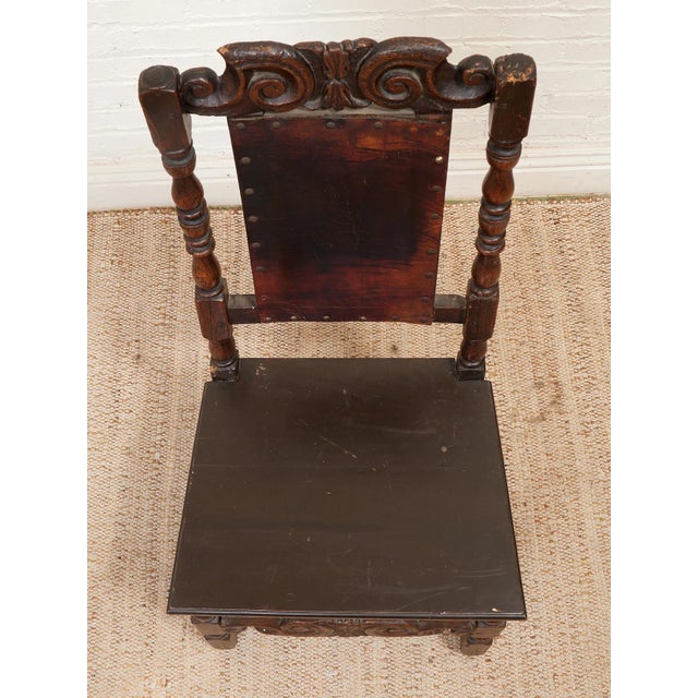 Vintage Spanish Vintage Chair For Sale - Image 11 of 12