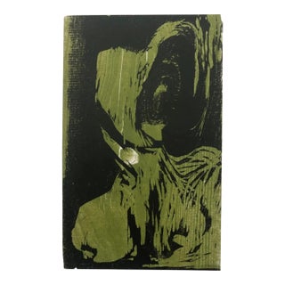 1950s Torso Mid-Century Modern Woodcut by Margrit Daeniker Kraechenbuehl For Sale