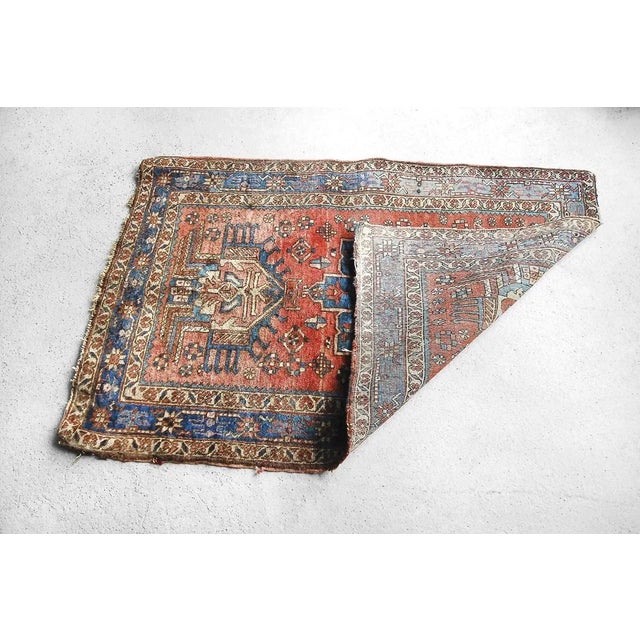 Antique Hand-Woven Middle Eastern Rug, 1920s For Sale - Image 10 of 18