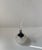 Glass Small Vintage Pendant Lamp in Pressed Glass and Crystal, 1970s For Sale - Image 7 of 8