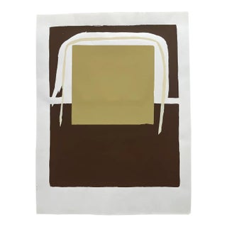 Barbara Beck 1969 Abstract Woodblock Print on Paper, Limited Edition of 20 - Unframed For Sale