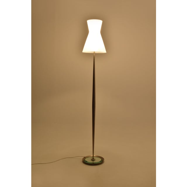 Mid-Century Modern Model 2156 Floor Lamp by Max Ingrand for Fontana Arte, Italy, 1950s For Sale - Image 3 of 12