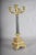 Antique Gilt Bronze Candelabra, Fluted Column With Figural Arms — French, 19th Century For Sale - Image 4 of 10