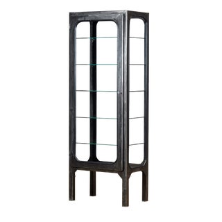 Vintage Medical Display Cabinet, 1970s For Sale