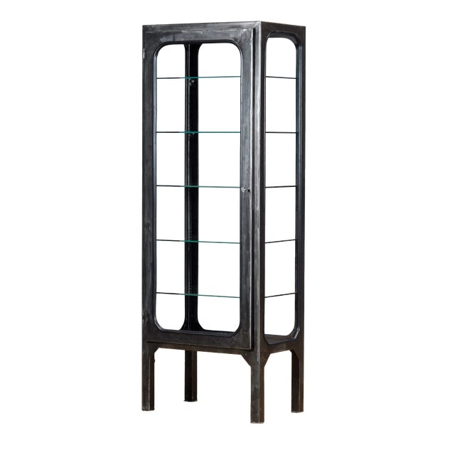 Vintage Medical Display Cabinet, 1970s For Sale