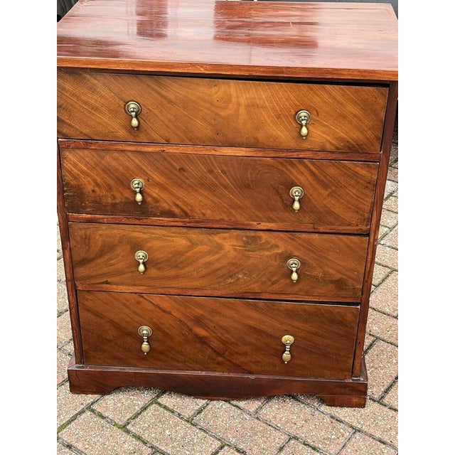 Small Mahogany Chest of Drawers For Sale - Image 14 of 15