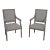 Pair Restoration Hardware French Louis XVI Armchairs For Sale