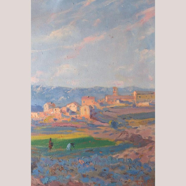 Ramon Trulls Pons, Rural Catalan Landscape, 1950s, Oil on Canvas For Sale - Image 7 of 10