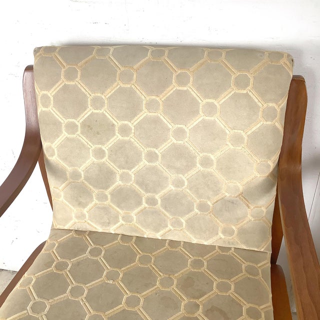 Wood Pair of Vintage 1970s Bentwood Lounge Armchairs — Mid-Century Modern, Thonet Style For Sale - Image 7 of 18