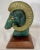 Mid-Century Modern Mid Century Brass & Verdigris Patina Ram Bust - La Barge / Marbro Style For Sale - Image 3 of 11