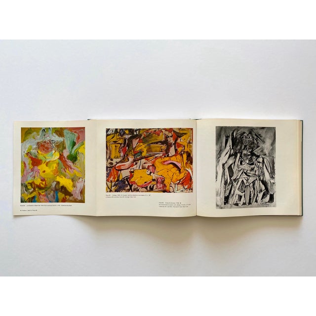 Textile Willem De Kooning Vintage 1973 First Edition Abstract Expressionist Lithograph Print Extra Large Landmark Volume Mid Century Modern Hardcover Art Book For Sale - Image 7 of 18