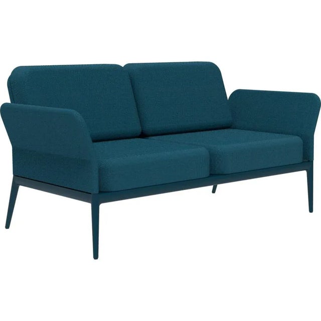 Cover navy sofa by mowee dimensions: d 83 x w 160 x h 81 cm (seat height 42 cm). Material: aluminum and upholstery....