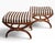 Hollywood Regency Pr. Regency Revival Bench Ottomans For Sale - Image 3 of 17