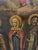 19th Century Orthodox Icon with Four Saints For Sale - Image 8 of 16