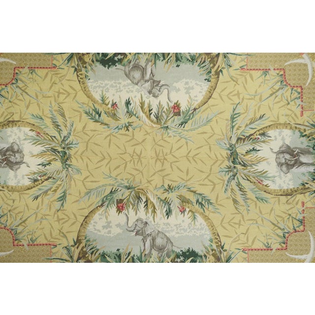 19th Century French Aubusson Design Rug 5'10'' X 9'1'' For Sale - Image 5 of 10