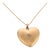 Vintage Diamond 14k Yellow Gold Heart Locket Pendant Necklace For Sale