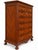 Brown Vintage Drexel Chippendale-Style Seven-Drawer Tall Chest For Sale - Image 8 of 12