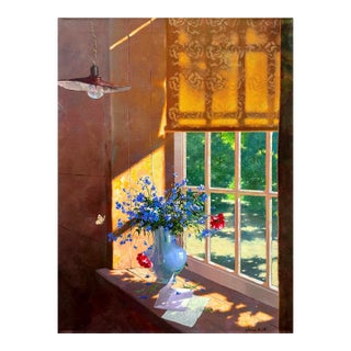 Michael Gorban, Sunny Day, Hand Signed Giclee on Canvas, 32 X 24 In. Stretched, Edition of 25 For Sale