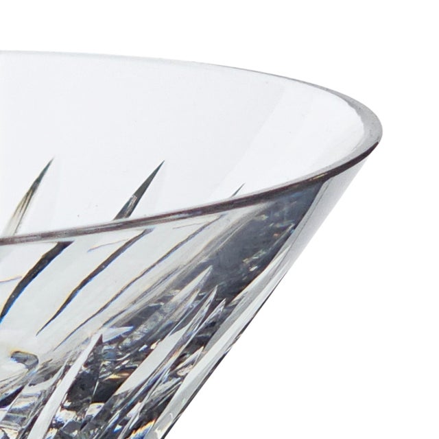 Late 20th Century Late 20th Century Waterford Crystal Maeve Tall Cocktail Martini Glass For Sale - Image 5 of 12