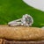 Gia Certified Alexandrite Ring With Natural Diamond Accents: Solid 14k Dual Gold, Size 6.75 For Sale In Columbus - Image 6 of 10