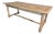 French Oak Farmhouse Dining Table, 1890s For Sale