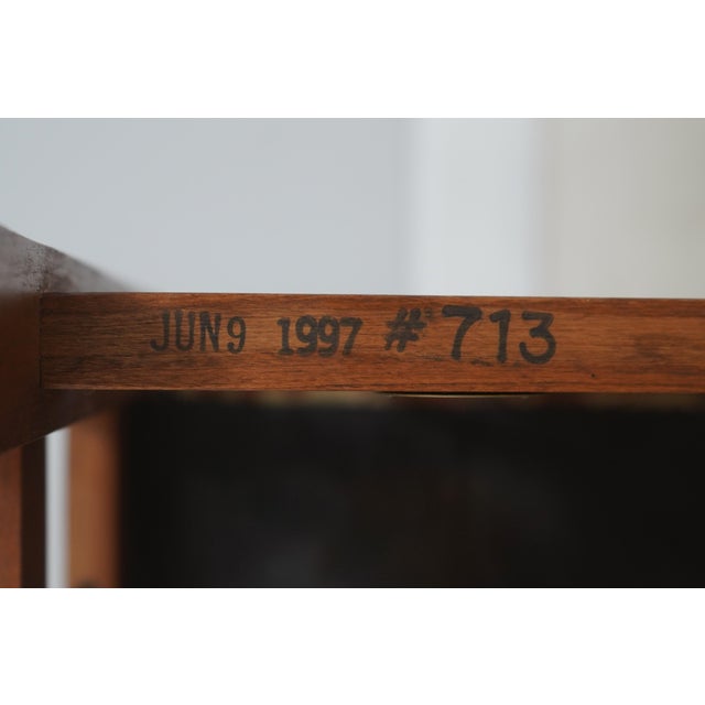 Stickley Mission Cherry Morris Chair & Ottoman For Sale - Image 17 of 17