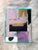8.5" x 11" An analog mixed media collage featuring the text "PALO SANTO", over a photograph of a city sunset and adorned...