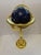 1980s Vintage 40" Tall Blue Lapis Gemstone Floor Globe For Sale - Image 5 of 7