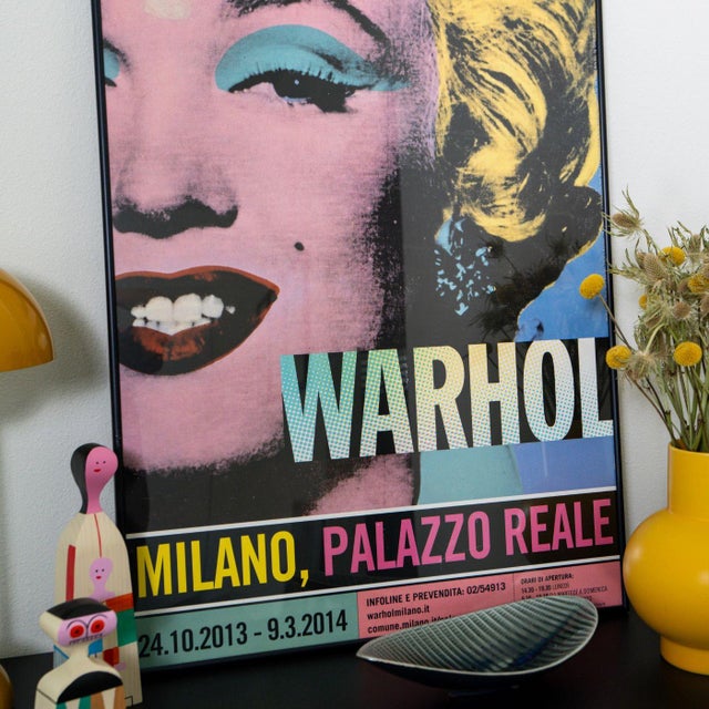 Modern Framed Andy Warhol Palazzo Reale Milano Exhibition Poster, 2013–2014 For Sale - Image 3 of 6