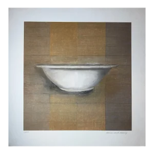 Porcelain Bowl Series Lithograph, Danna Ruth Harvey