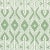 Abstract SAMPLE - Schumacher Asaka Ikat Fabric In Green For Sale - Image 3 of 4