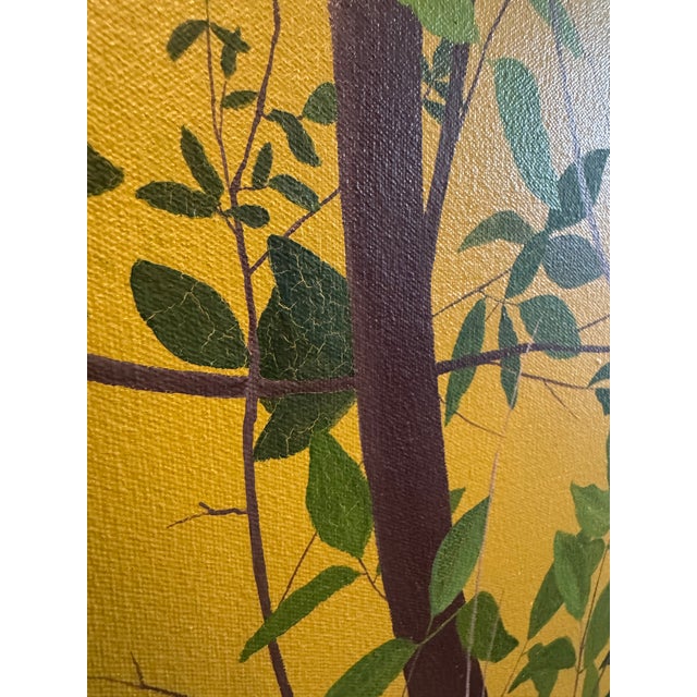 Contemporary Astrid Preston, Through Branches, 2003 — Oil on Canvas, 42 × 42 Inches For Sale - Image 3 of 10
