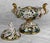 Italian Vintage Italian Capodimonte Porcelain Cherub Double Handle Pedestal Bowl W/ Lid For Sale - Image 3 of 10
