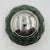 Mexican Mid 20th Century Los Castillo Taxco Malachite Silver Plate Lidded Bowl, Mexican Modernist Silver For Sale - Image 3 of 18