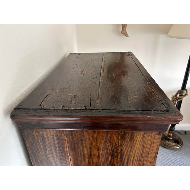 Early 18th Century English Queen Anne Chest on Stand 18th Century Burl Walnut For Sale - Image 5 of 8