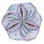 2000 - 2009 Hand-Painted South African Art Pottery Botanical Pinwheel Plates - Set of 6 For Sale - Image 5 of 12