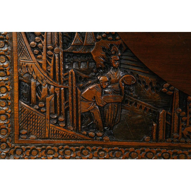 Vintage Asian Chest with Carved Feet For Sale - Image 18 of 18
