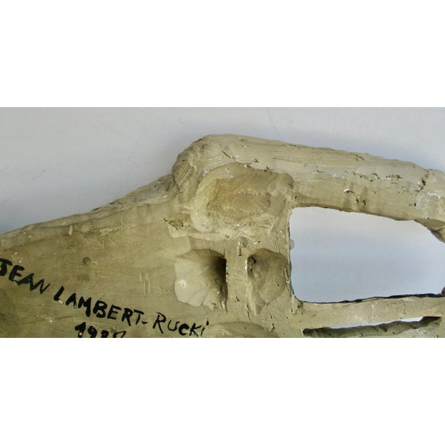 Modern Rucki, Jean Lambert, Original Plaster Sculpture, Signed With Date 1937 For Sale - Image 3 of 11